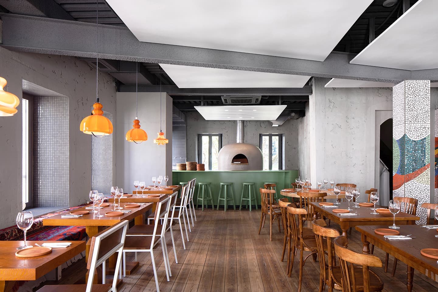 Грузинский ресторан – проект студии Pravda Bureau и архитектора Елены Локастовой