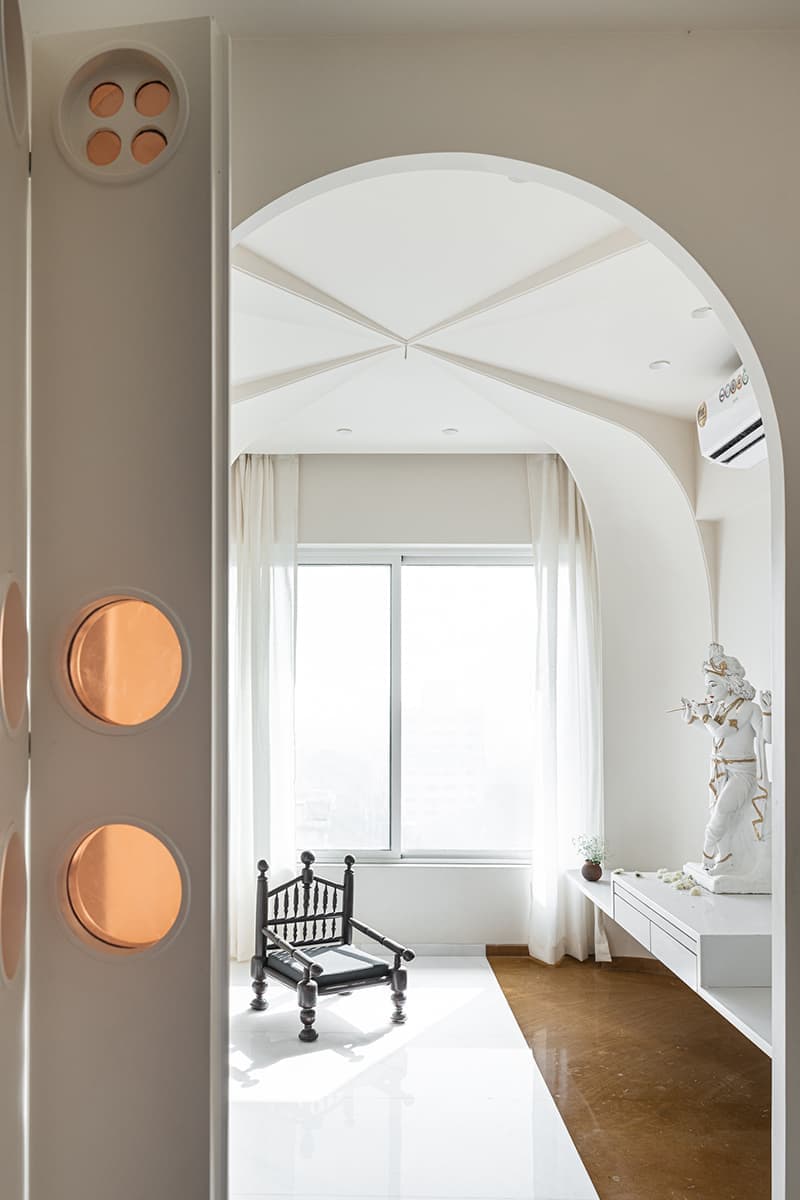 Просторные апартаменты с авангардными элементами в Индии – проект студии The Act of Quad