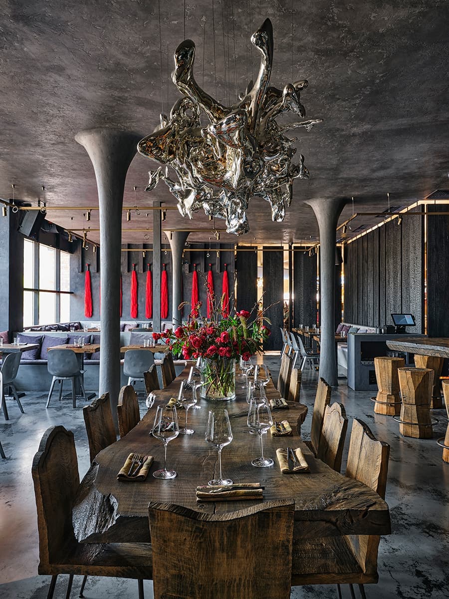 Московский ресторан в стиле ваби-саби – проект бюро NB-Studio
