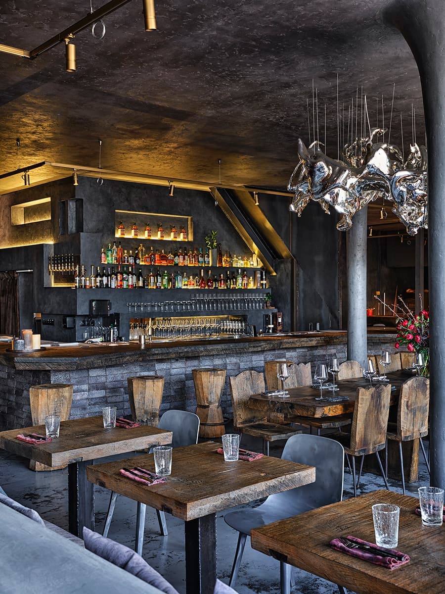 Московский ресторан в стиле ваби-саби – проект бюро NB-Studio