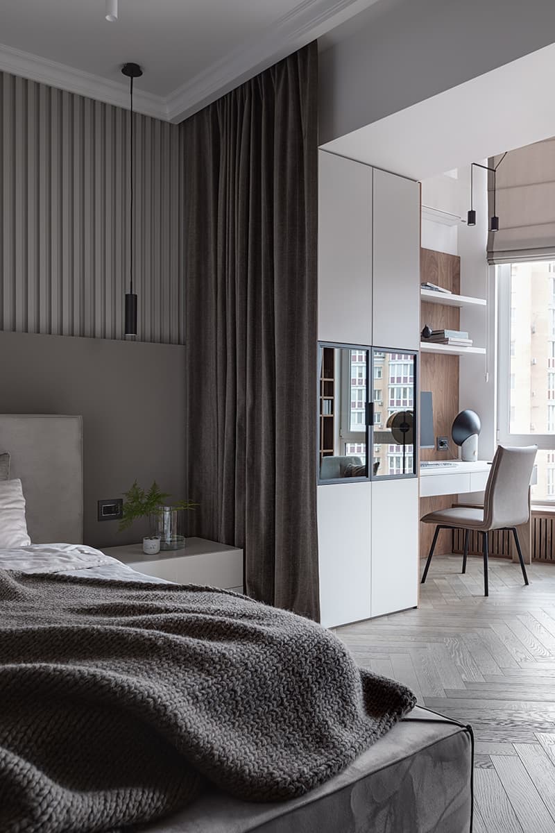 Трехкомнатная квартира в Киеве – проект студии N.Team interior design