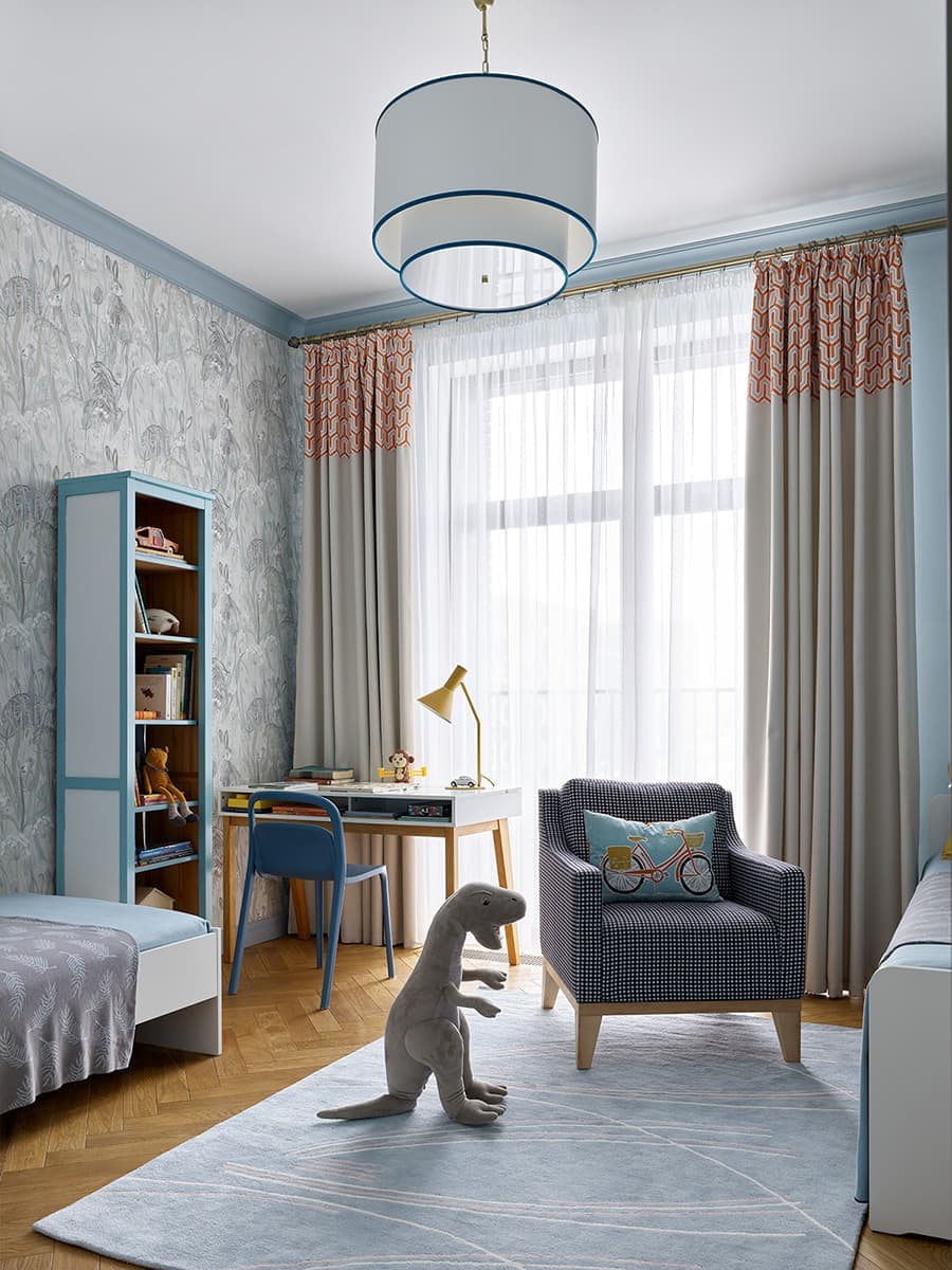 Квартира в Москве с использованием геометрии в интерьере – проект дизайнера Анастасии Холопцевой