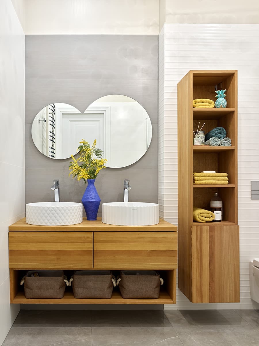 Квартира в Москве с использованием геометрии в интерьере – проект дизайнера Анастасии Холопцевой