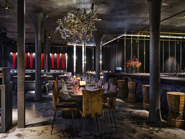 Наталья Белоногова. Интерьер ресторана «Жирок». Фото: Дмитрий Журавлев