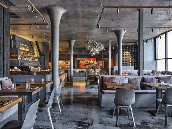 Наталья Белоногова. Интерьер ресторана «Жирок». Фото: Дмитрий Журавлев