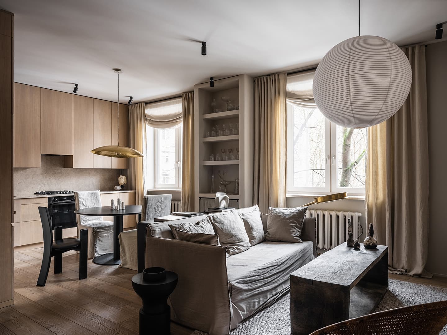 Гармония интерьера и экстерьера в московской квартире – проект студии INdEX