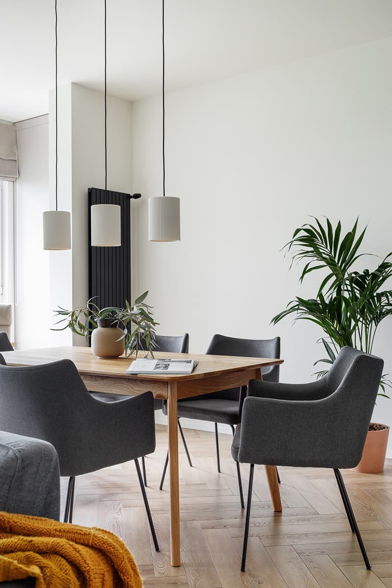 Скандинавский минимализм и обилие живых растений – проект дизайн-студии Кубквадрат