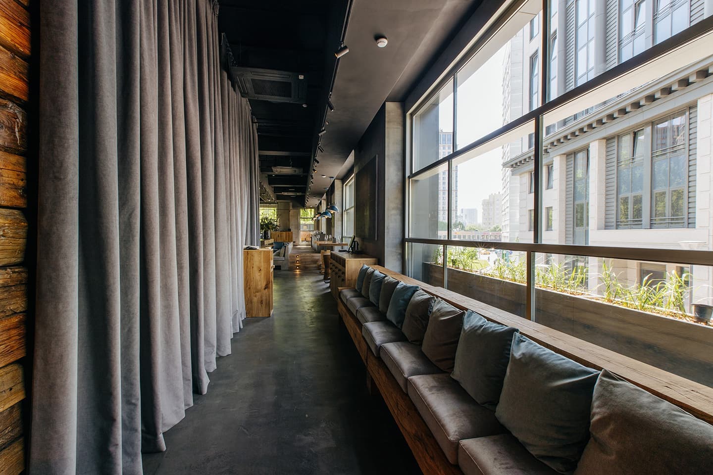 Гармония пяти фактур в интерьере ресторана Kano – проект архитектурного бюро NB Studio