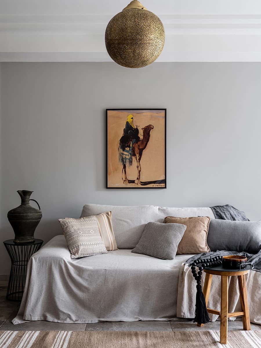 Эклектичный интерьер коттеджа с восточными нотами – проект архитектурного бюро ab2.0