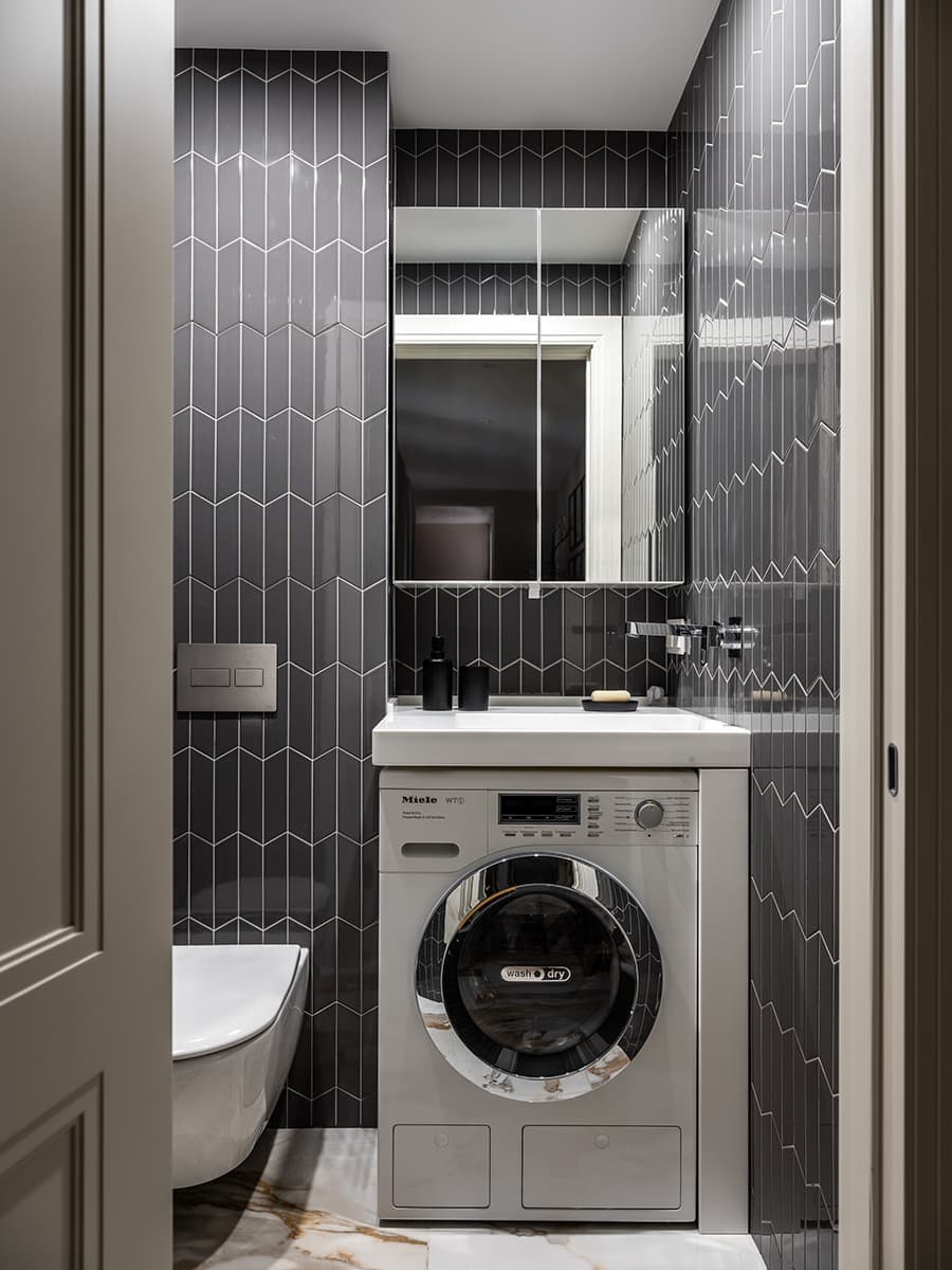 Чувственный интерьер с синими акцентами – проект дизайн-студии BALCON