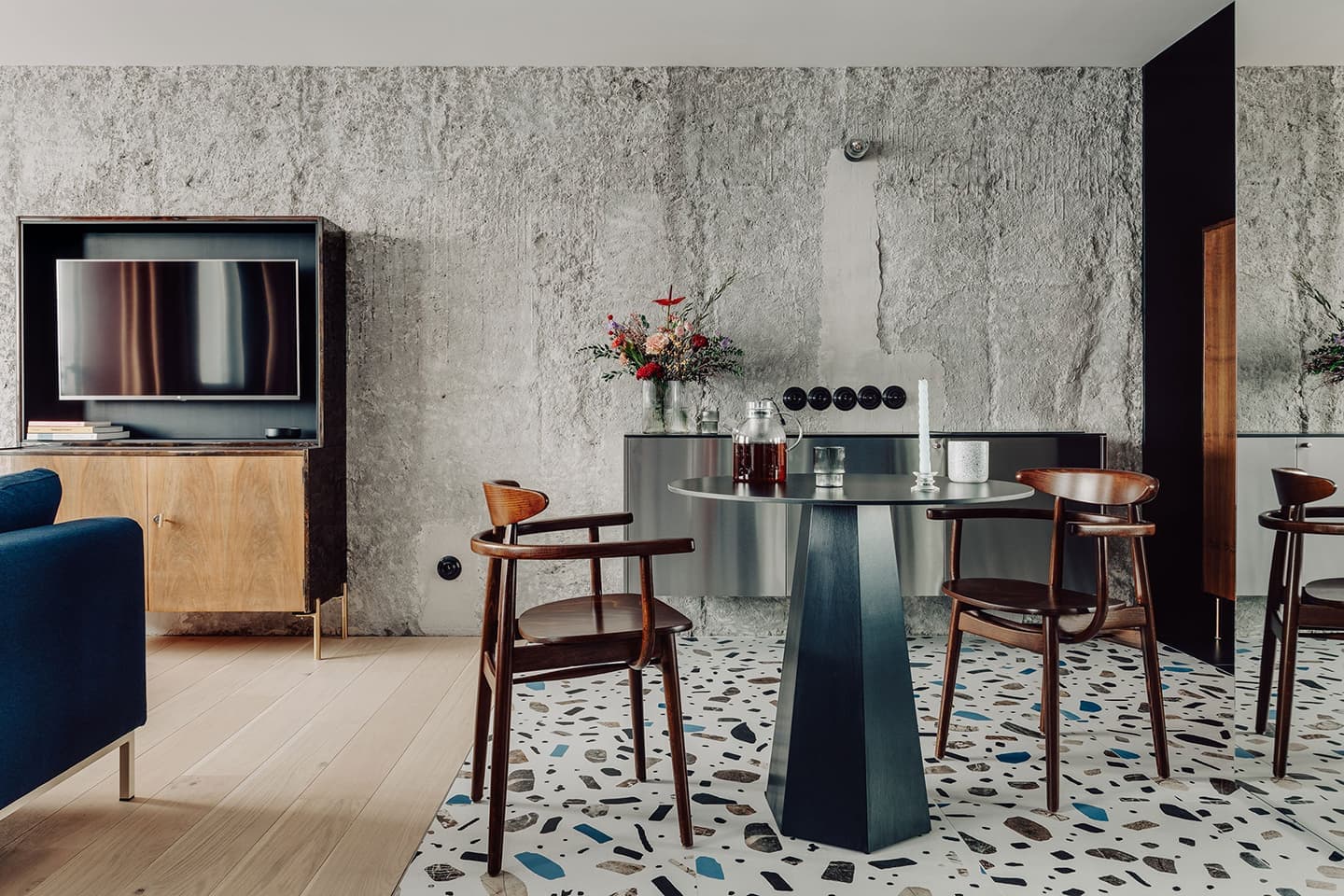 Смелый интерьер с винтажной эстетикой – проект Mistovia Studio