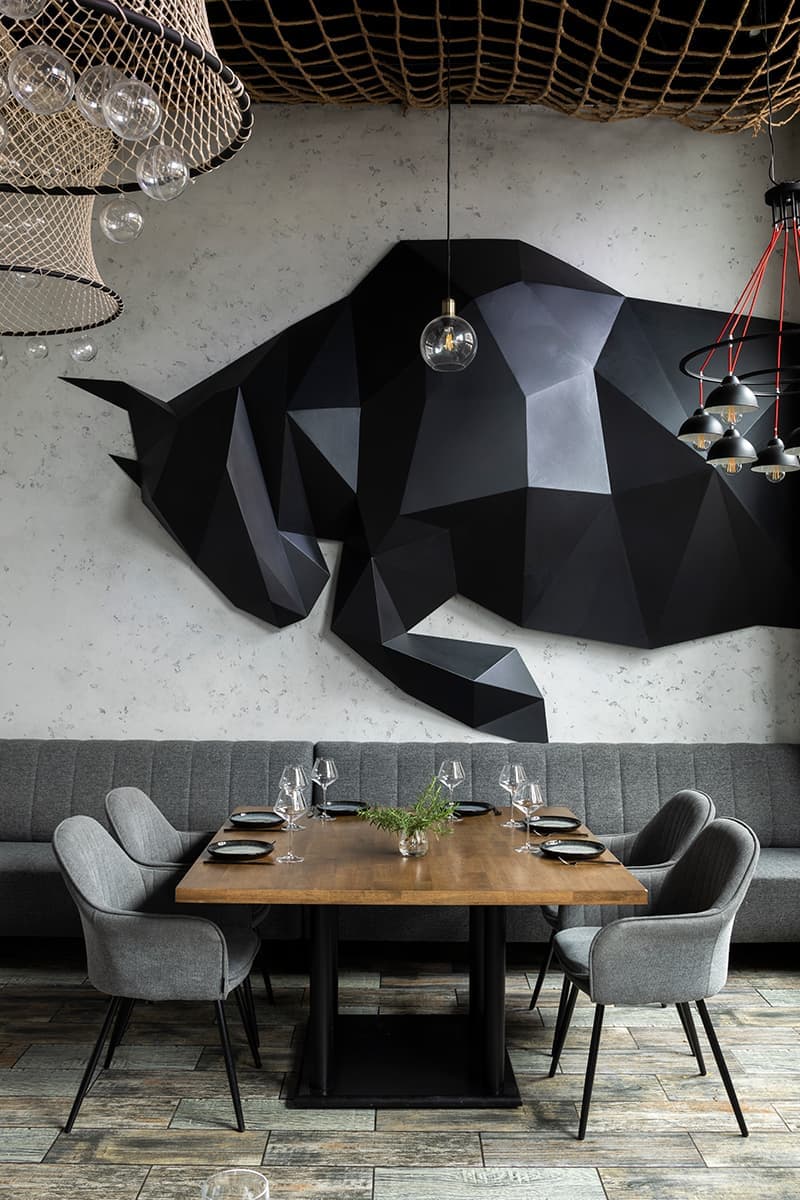 Синтез двух культур в интерьере ресторана «Черное море» – проект студии дизайна Елены Крыловой