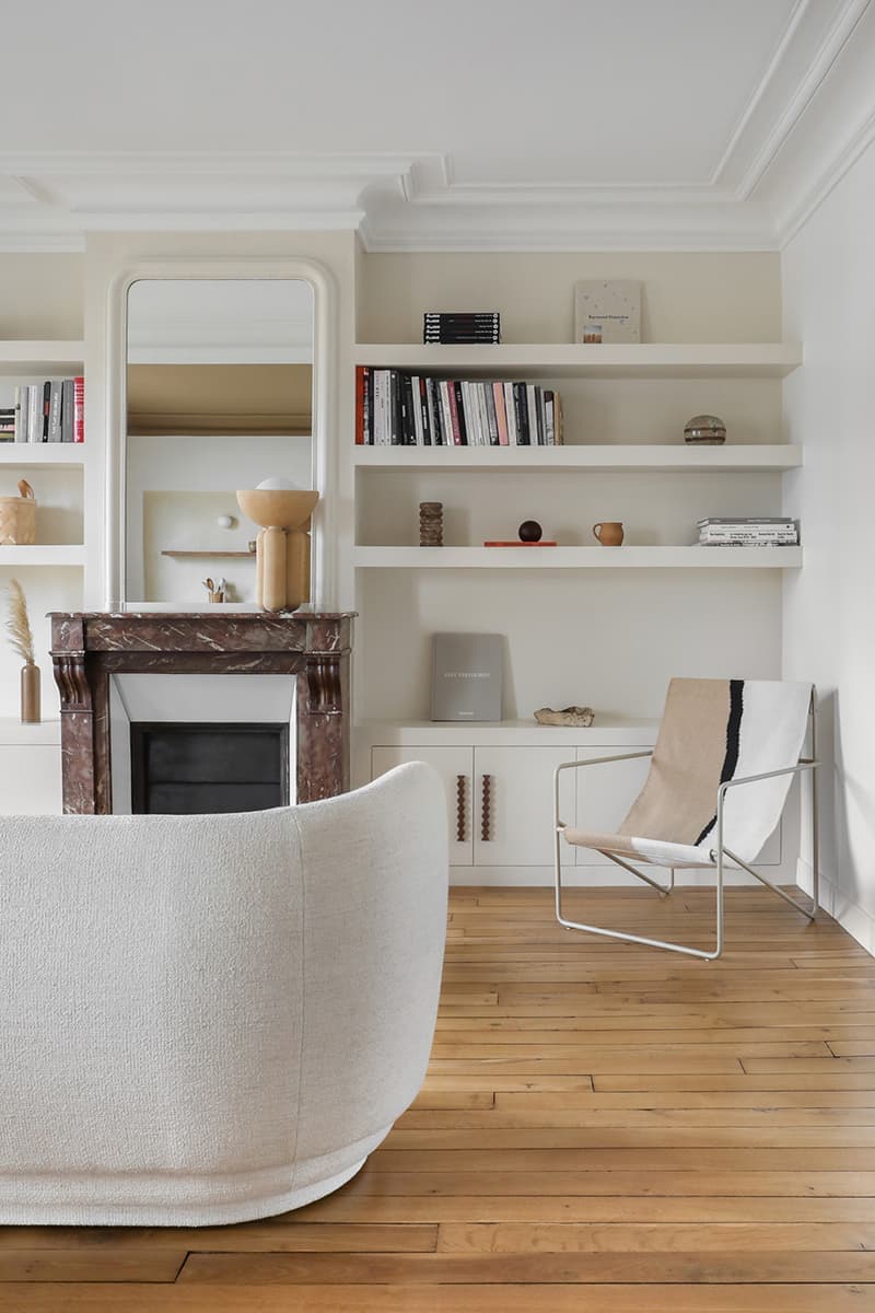 Эргономичная планировка уютной квартиры в Париже – проект Heju Studio