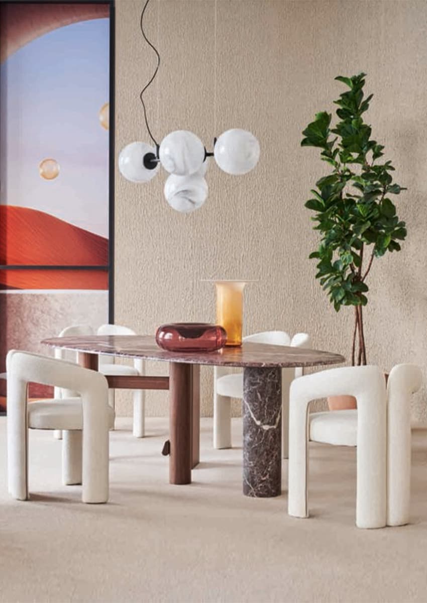 Стол Sengu для бренда Cassina. Patricia Urquiola. Фото: Valentina Sommariva