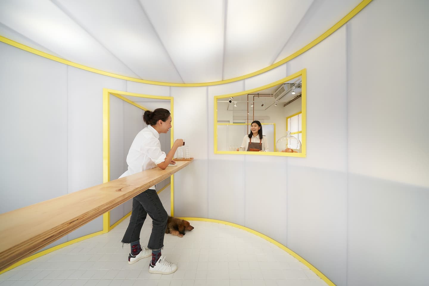 Тайваньская кофейня с тайной комнатой – проект Phoebe Says Wow Architects