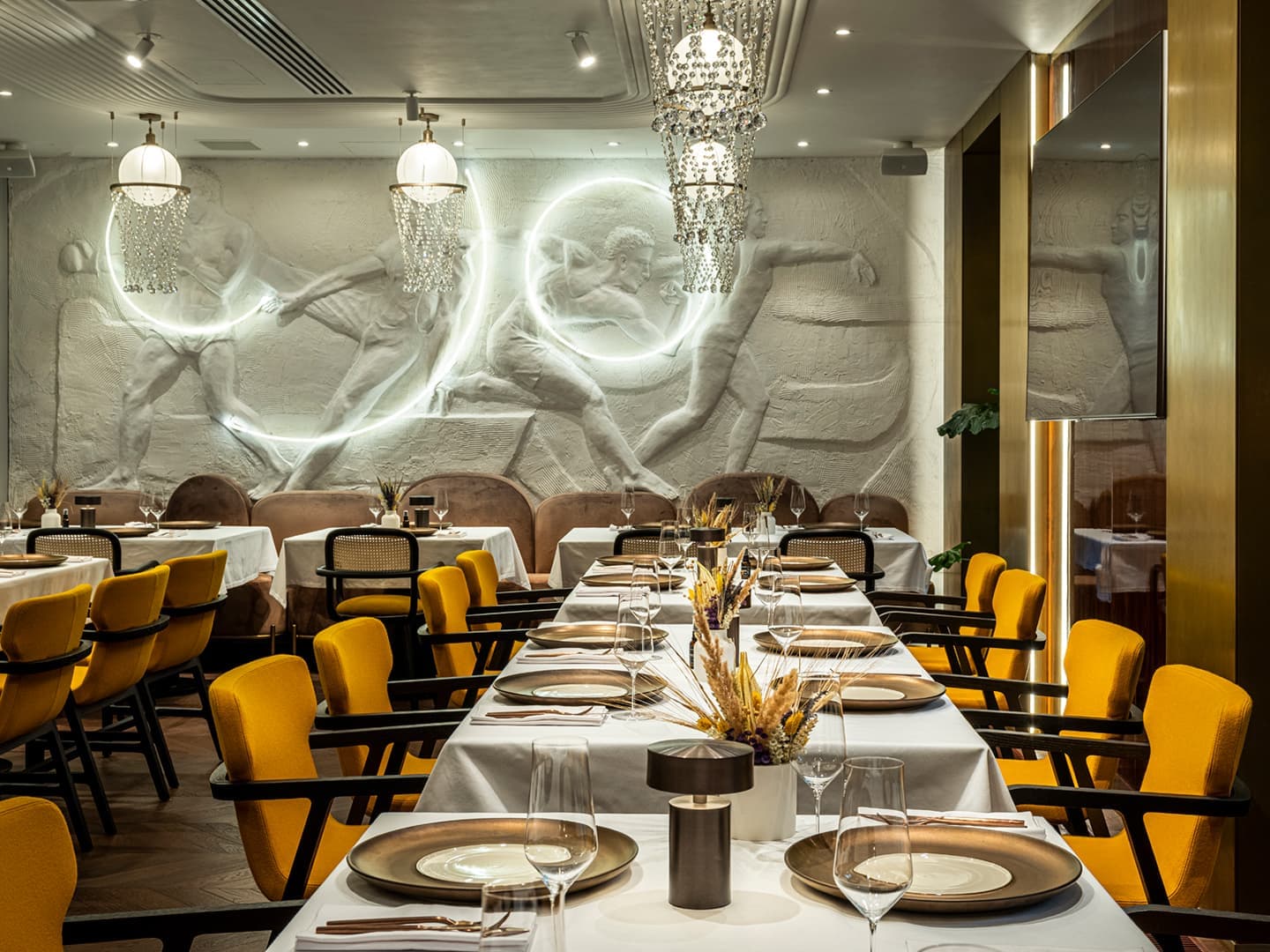 Ироничный интерьер для ресторана Александра Раппопорта – проект дизайнера Елены Крыловой