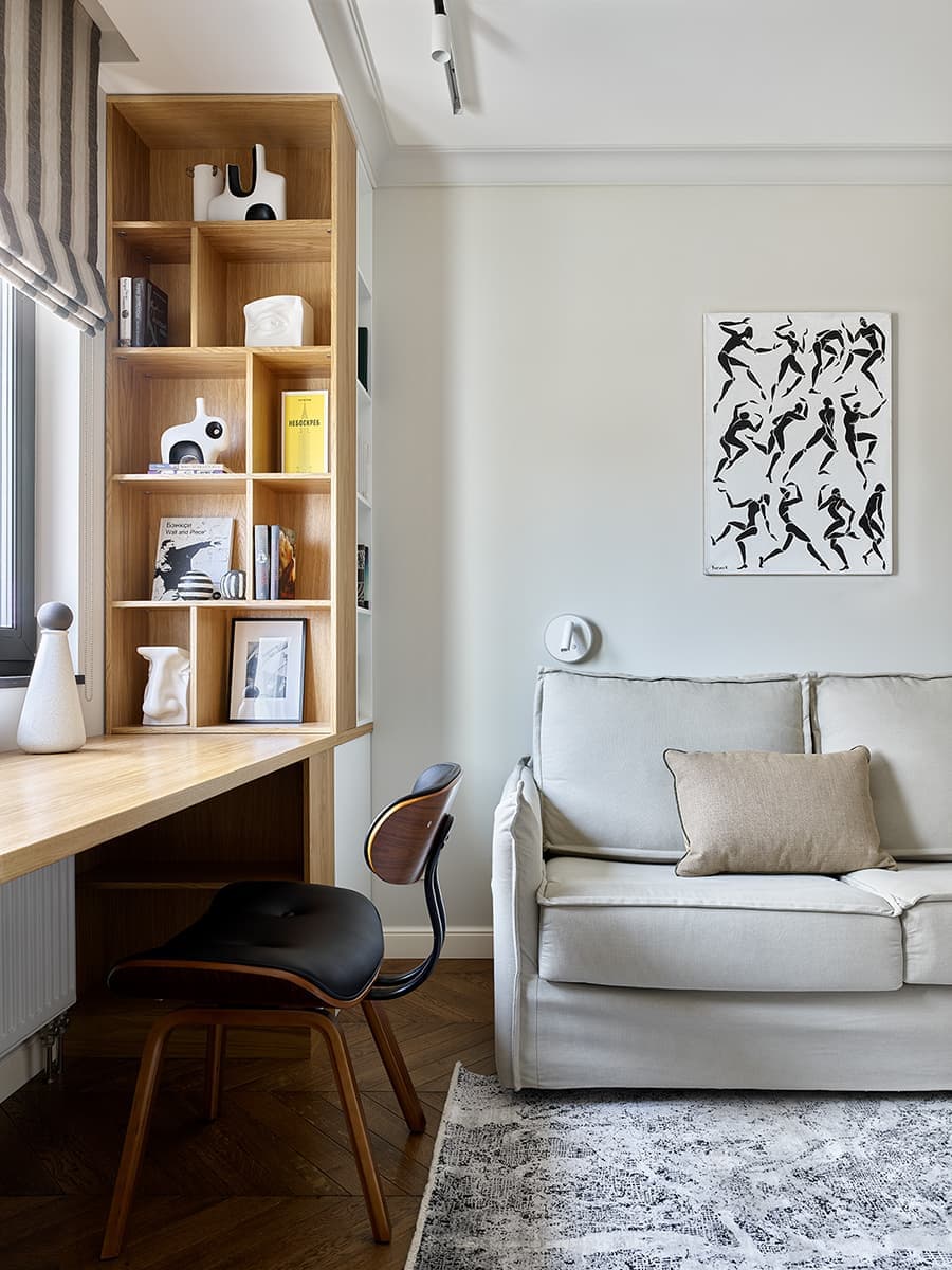 «Морская» квартира для семьи с детьми – проект Екатерины Владимировой