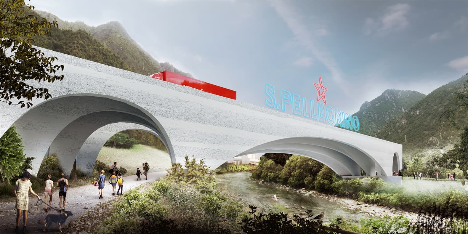 Штаб-квартира и завод San Pellegrino, Бергамо. Фото: BIG