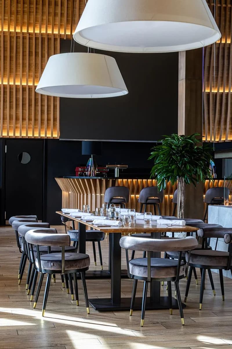 Интерьер ресторана в стиле альпийского шале – проект Elena Krylova Studio