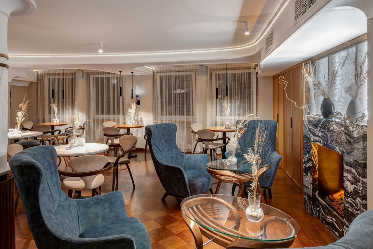 Торжественный интерьер московского ресторана — ESENIN’S design studio