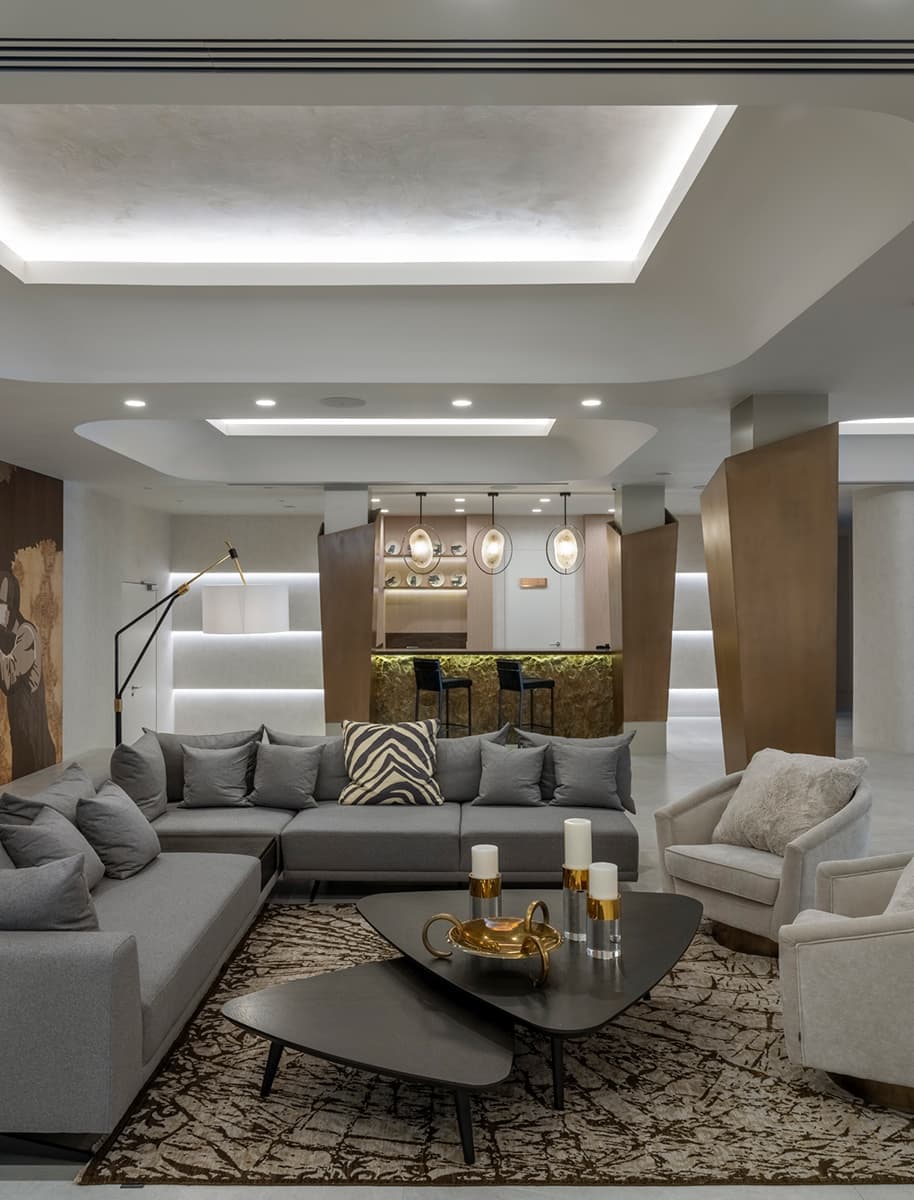 Брутальная эстетика в интерьере стрелкового клуба – проект Elena Krylova Studio