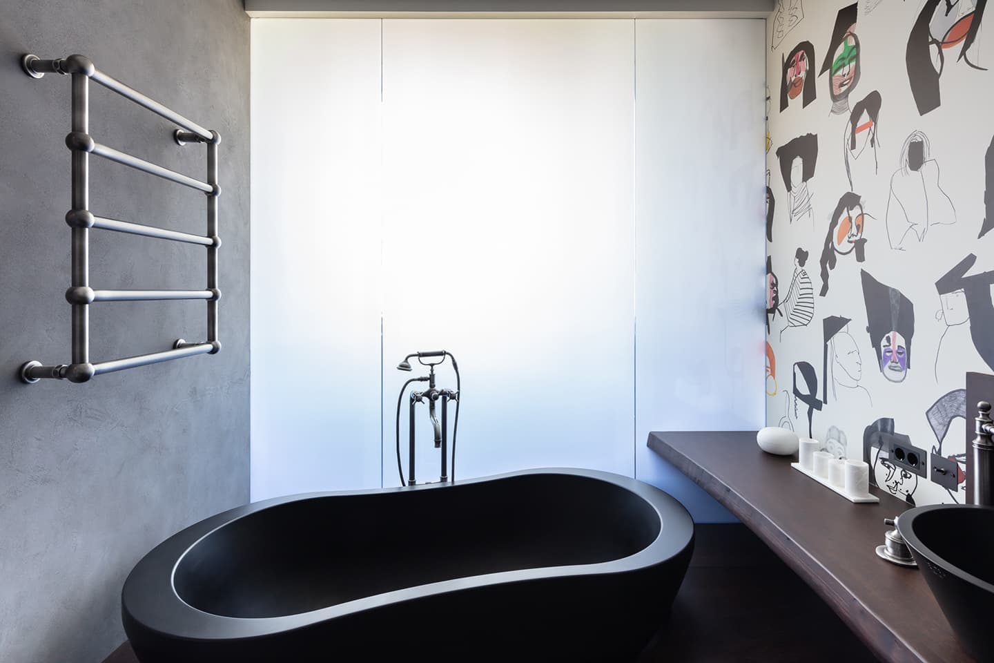 Двухуровневый лофт с яркой гостиной и собственной террасой – проект Hôtel Richesse