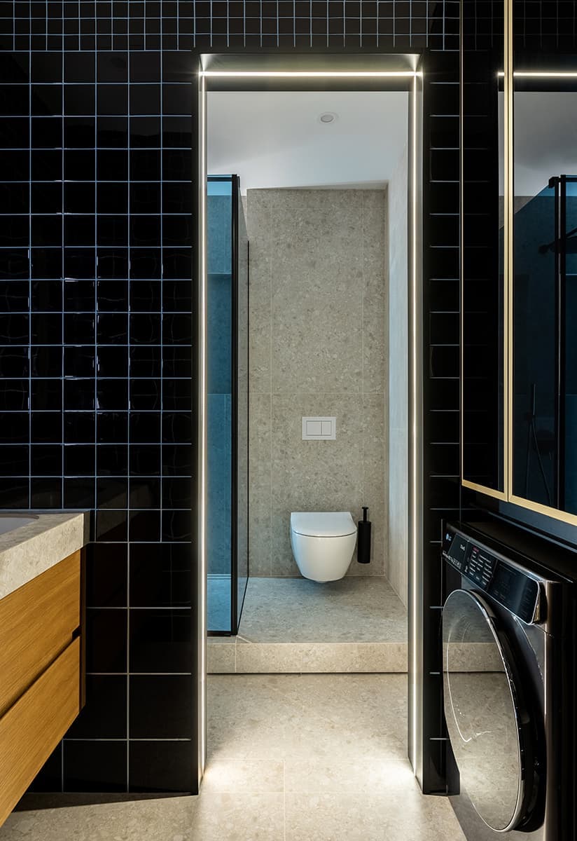 Уютная московская квартира с неоновым освещением – проект студии дизайна BALCON