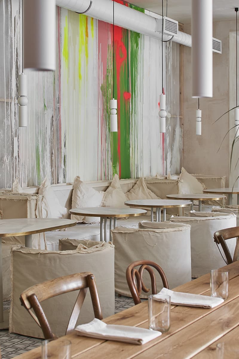 Шарм деревенского быта в интерьере питерского поп-ап ресторана – проект DA bureau