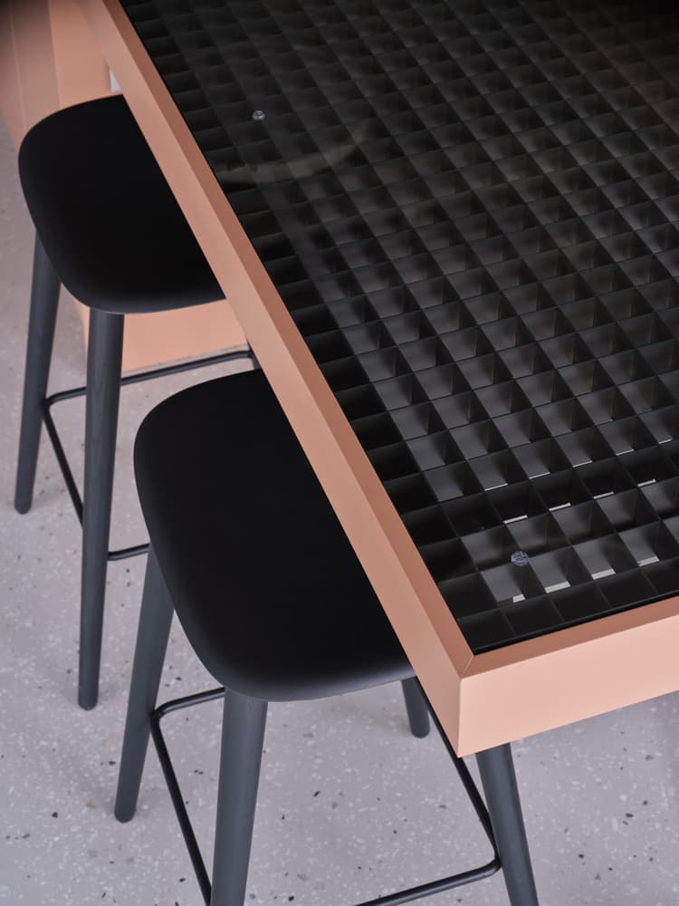 Деликатный интерьер офиса в пастельно-розовых тонах – проект studio fragment