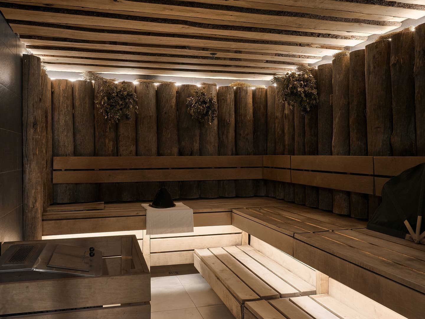 Стильное оформление петербуржского банного комплекса – проект Дмитрия Кружалина
