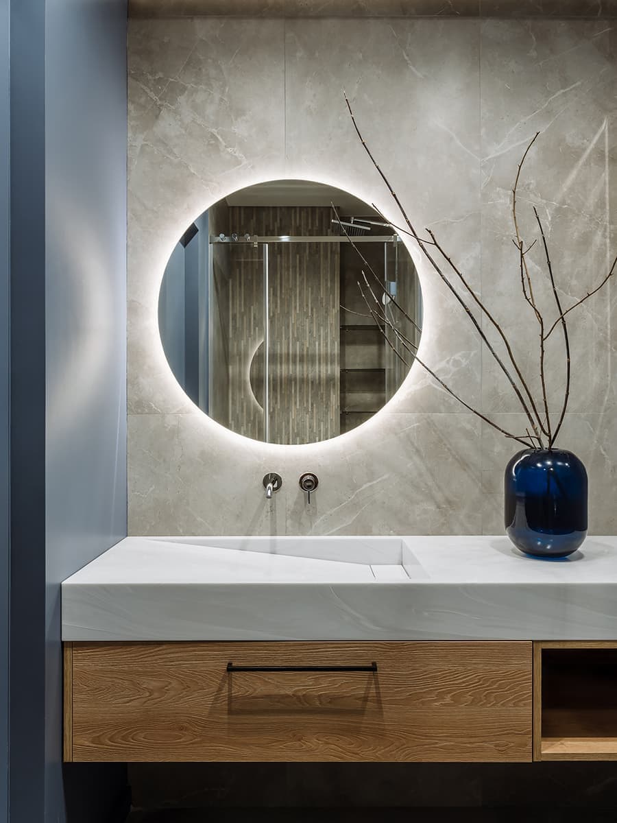 Свежий интерьер квартиры в технике колор-блок — проект Ольги Клименок