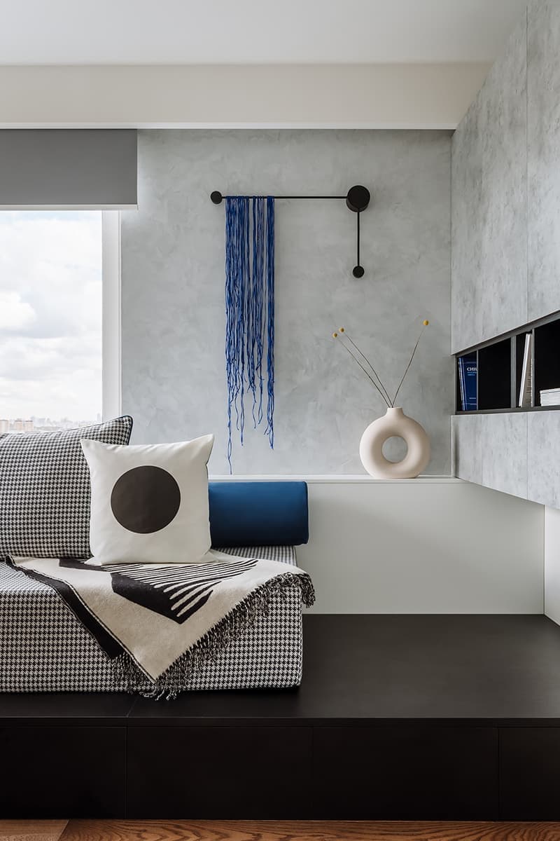 Свежий интерьер квартиры в технике колор-блок — проект Ольги Клименок