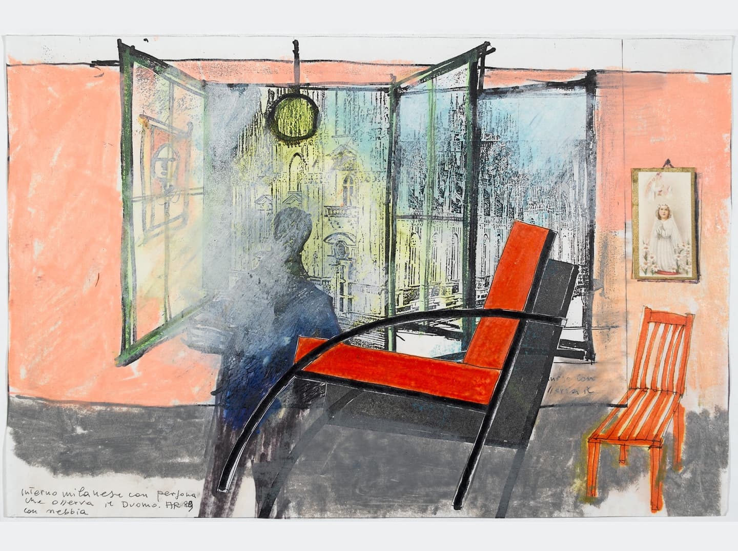 Рисунки Альдо Росси. Фото: © Eredi Aldo Rossi, Fondazione Aldo Rossi