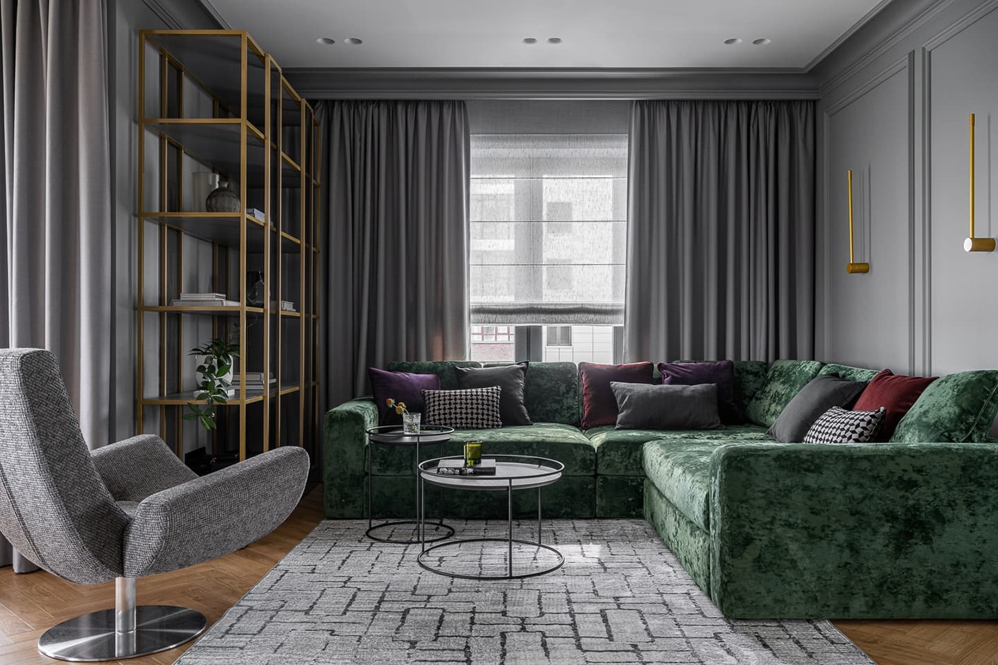 Обволакивающий интерьер квартиры в Челябинске – проект Юлии Сафоновой