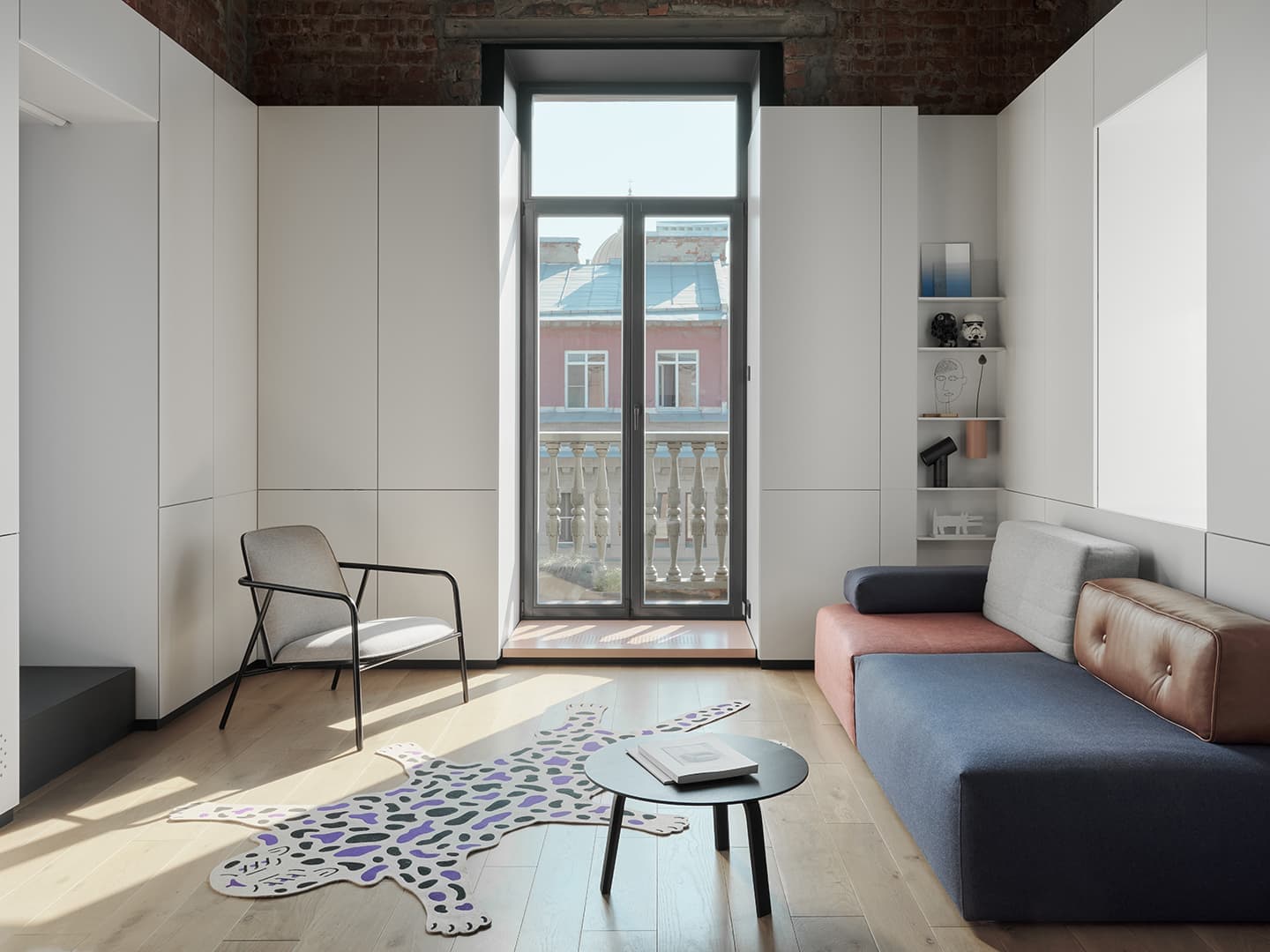 Квартира на верхнем этаже исторического дома в Петербурге – проект DA Bureau