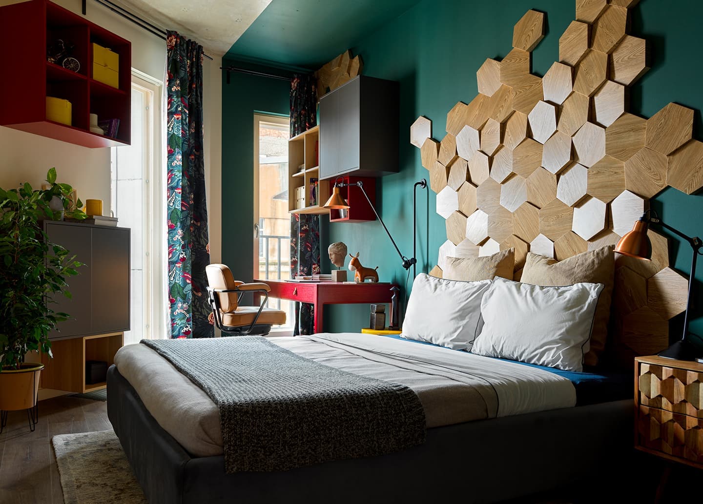 Квартира с марокканскими паттернами для девушки-студентки — проект ToTaste.studio
