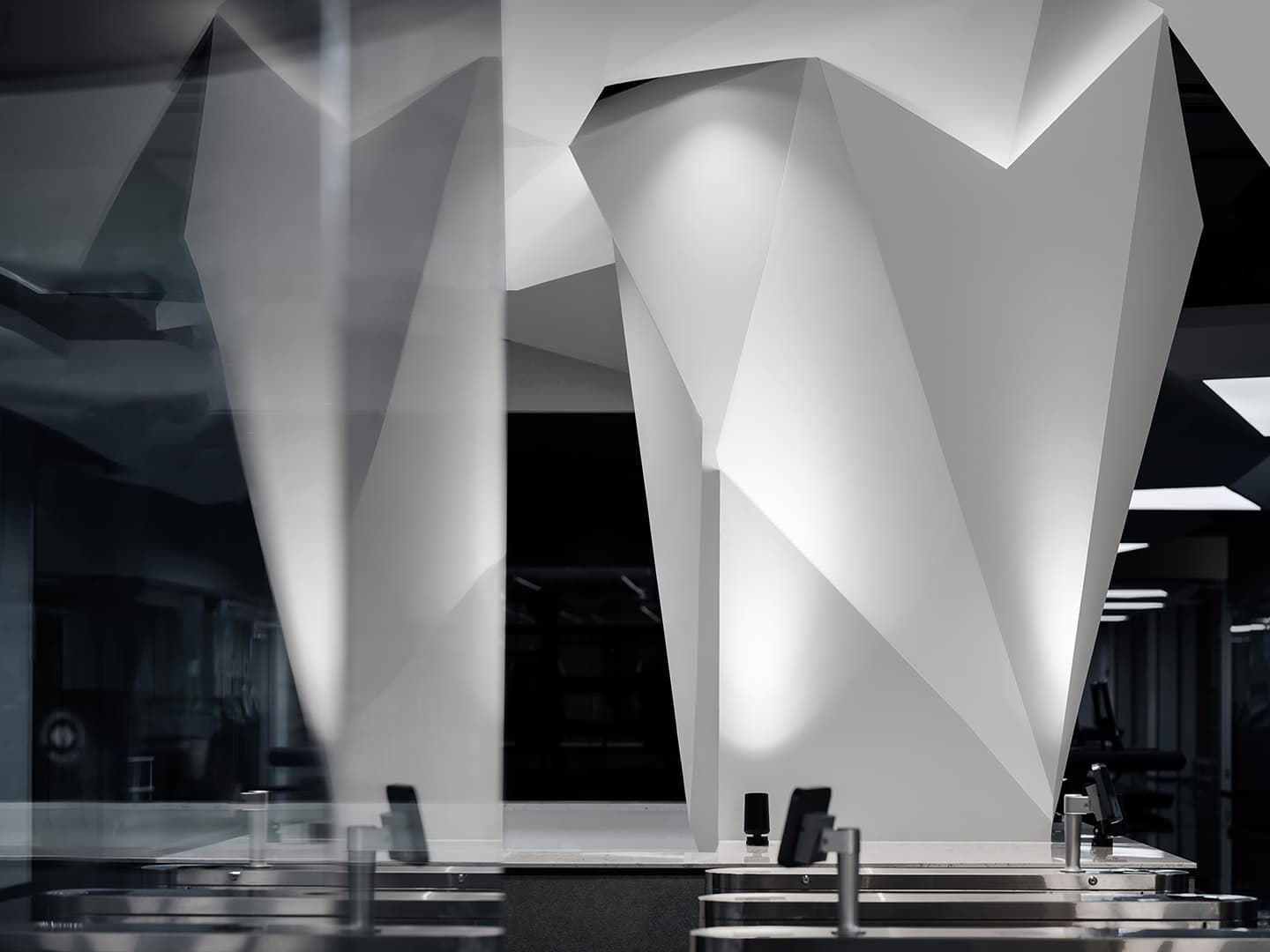 Футуристичный интерьер фитнес-центра в Китае – проект студии CUN FF