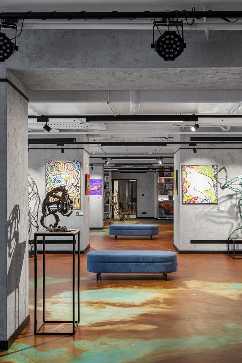 Интерьер интерактивной галереи с VR-пространством – проект ABD architects