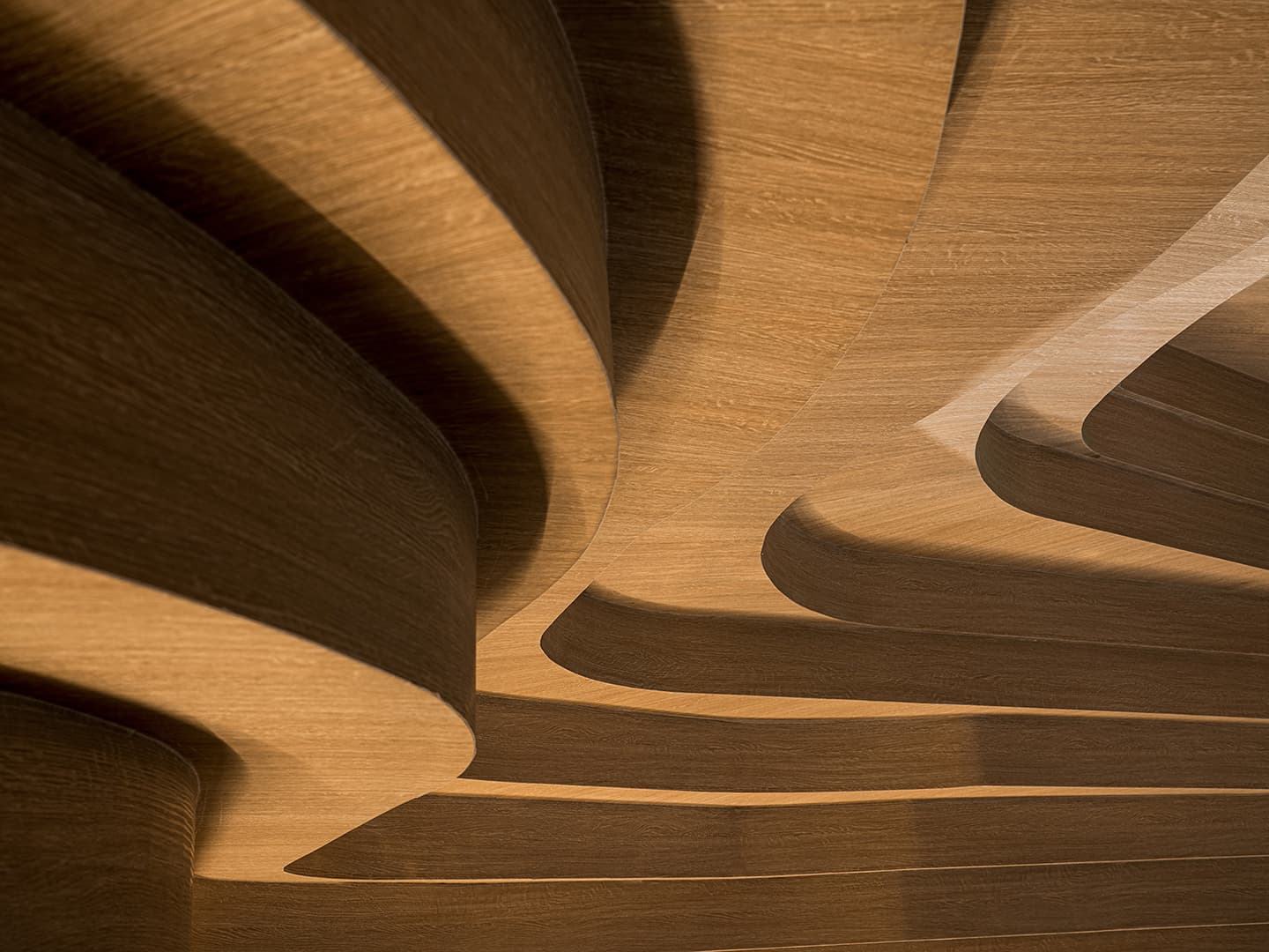 Интерьер китайского ресторана со скульптурным потолком – проект IN.X Design