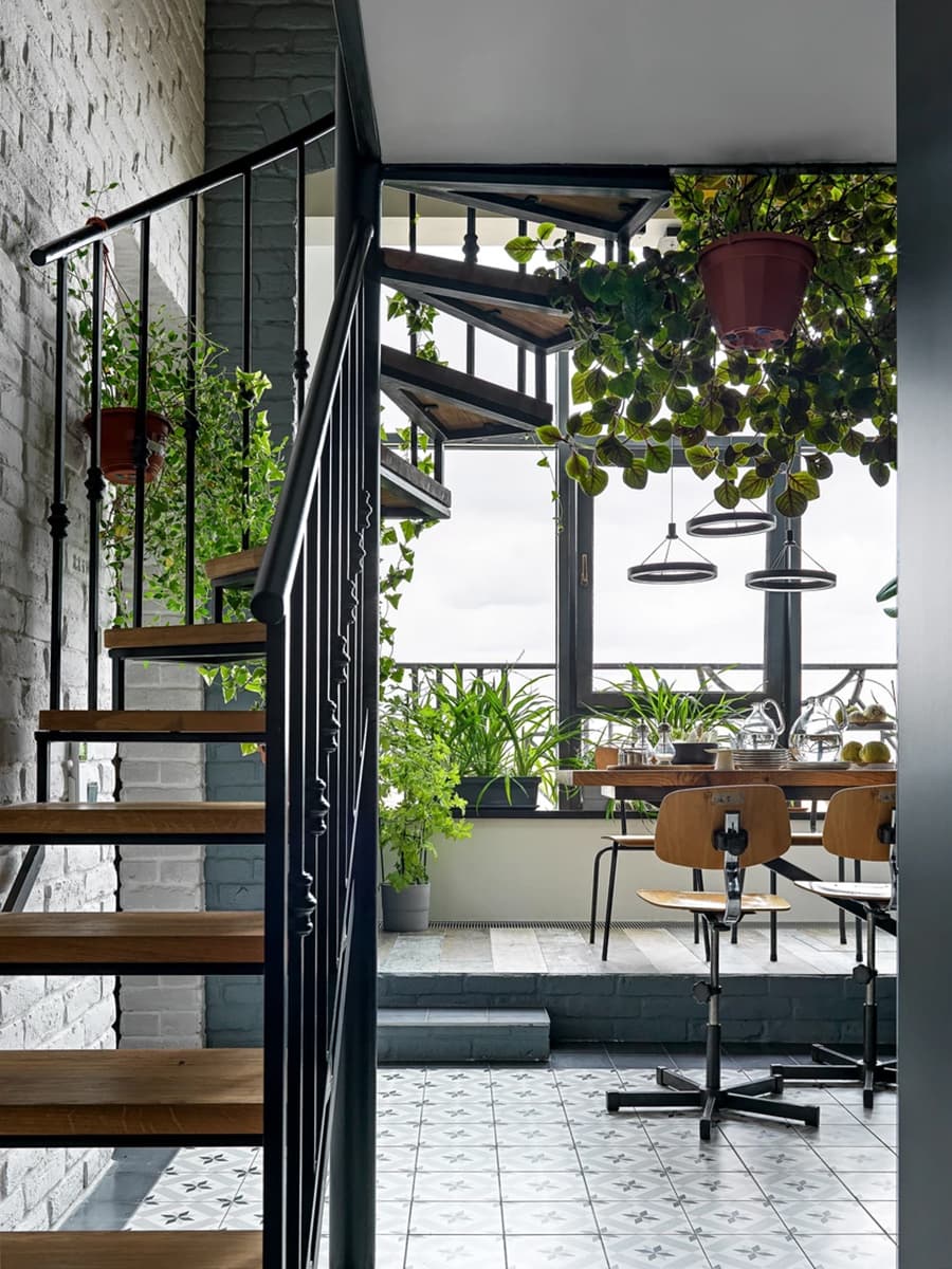 Двухэтажная квартира с эстетикой нью-йоркских лофтов – проект ToTaste.studio