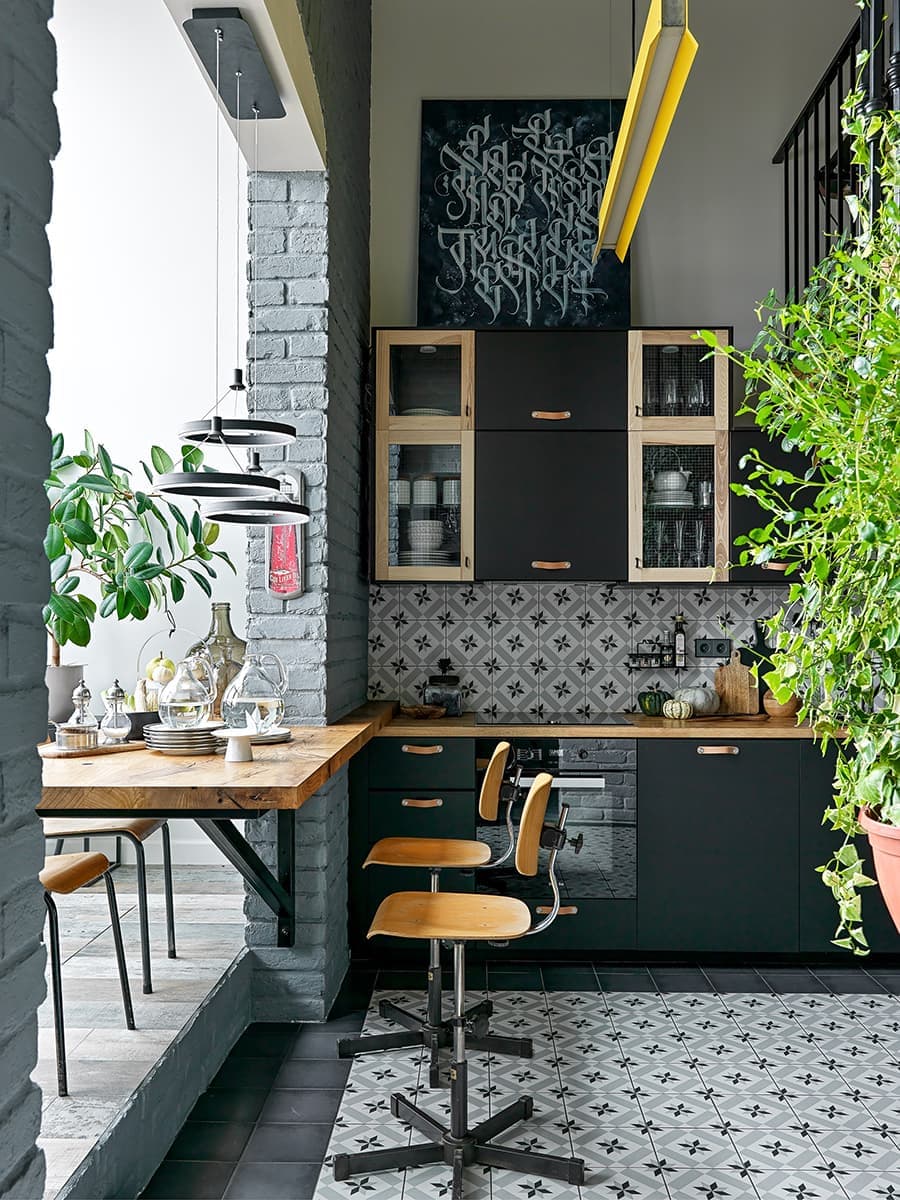 Двухэтажная квартира с эстетикой нью-йоркских лофтов – проект ToTaste.studio