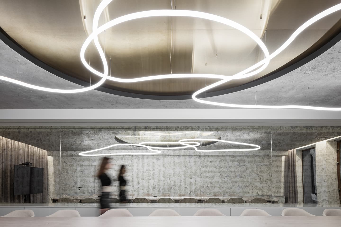 Интерьер московского офиса с двором-колодцем – проект ABD Architects