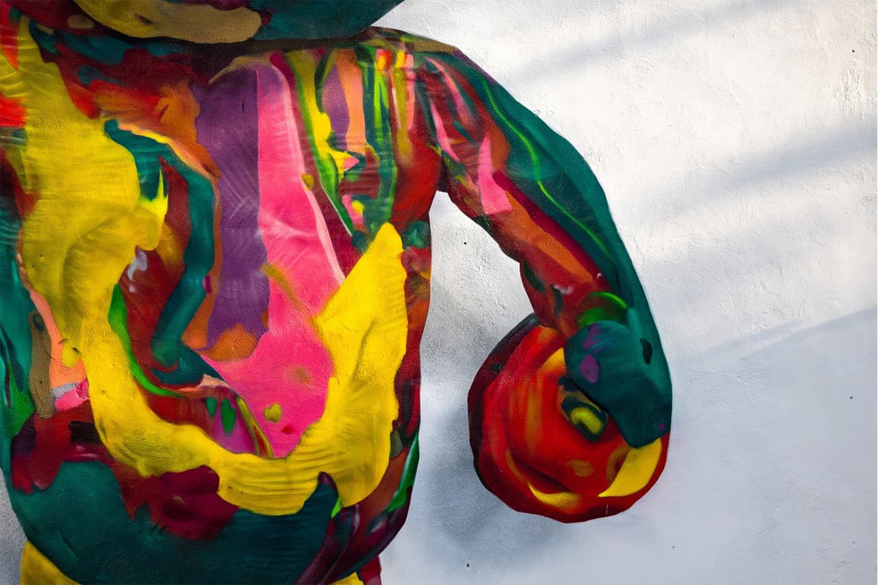 Международный фестиваль уличного искусства STENOGRAFFIA: «Посмотри наверх», Тимур Fork. Фото: Дмитрий Чабанов