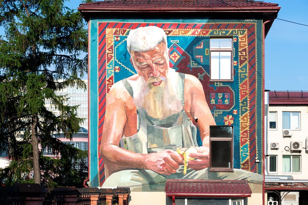 Международный фестиваль уличного искусства STENOGRAFFIA: Madzarevic, Wuper Kec. Фото: Павел Иванов