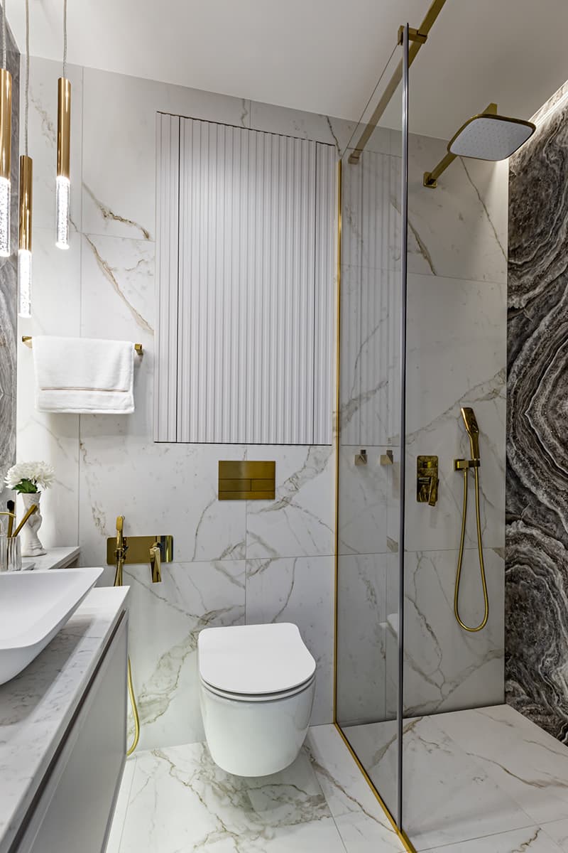 Элегантный интерьер петербургской квартиры с живыми растениями — проект Татьяны Шориной