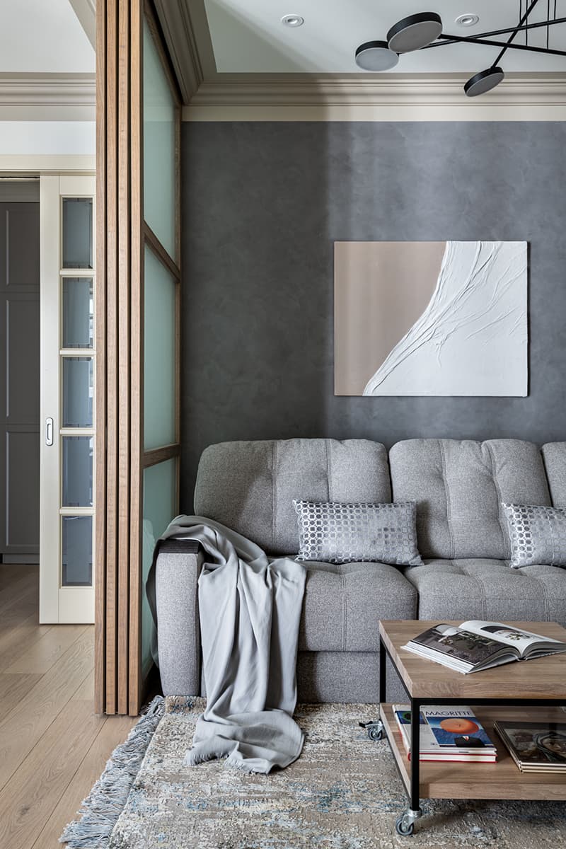 Гармоничный микс разных стилей и характеров в интерьере семейной квартиры – проект Татьяны Безверхой