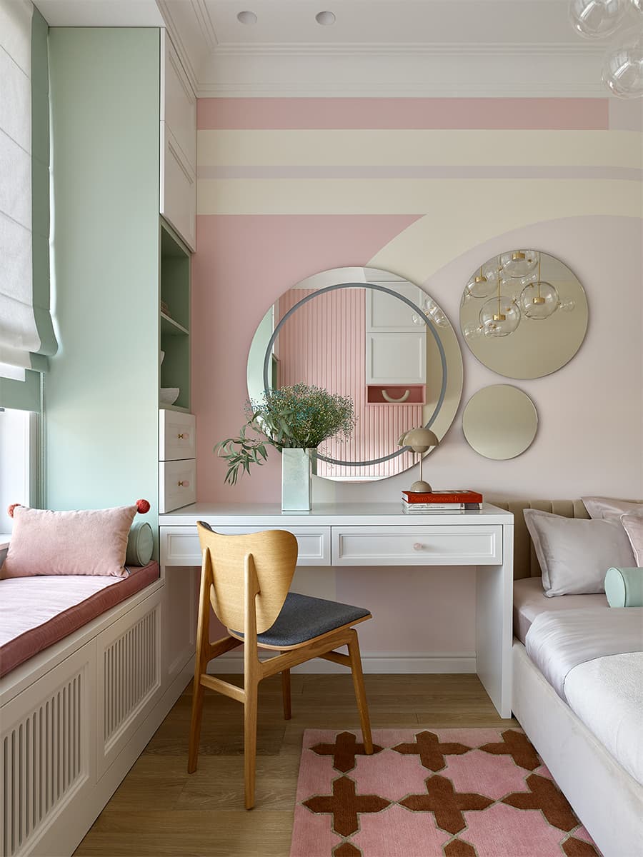 Интерьер квартиры в стиле контемпорари с настоящим камином – проект студии ARCHBUTIK