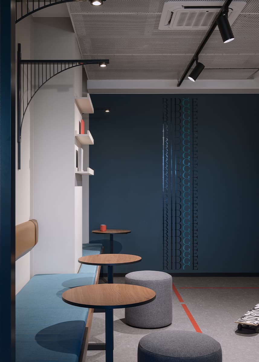 «Многослойный» интерьер коворкинга в стилистике американского урбанизма – проект MODGI Group