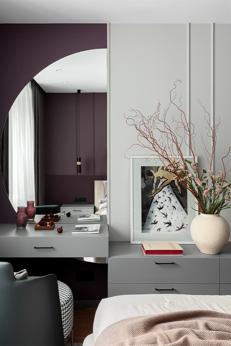 Смелые решения и цвета в интерьере семейной квартиры – проект Екатерины Третьяковой