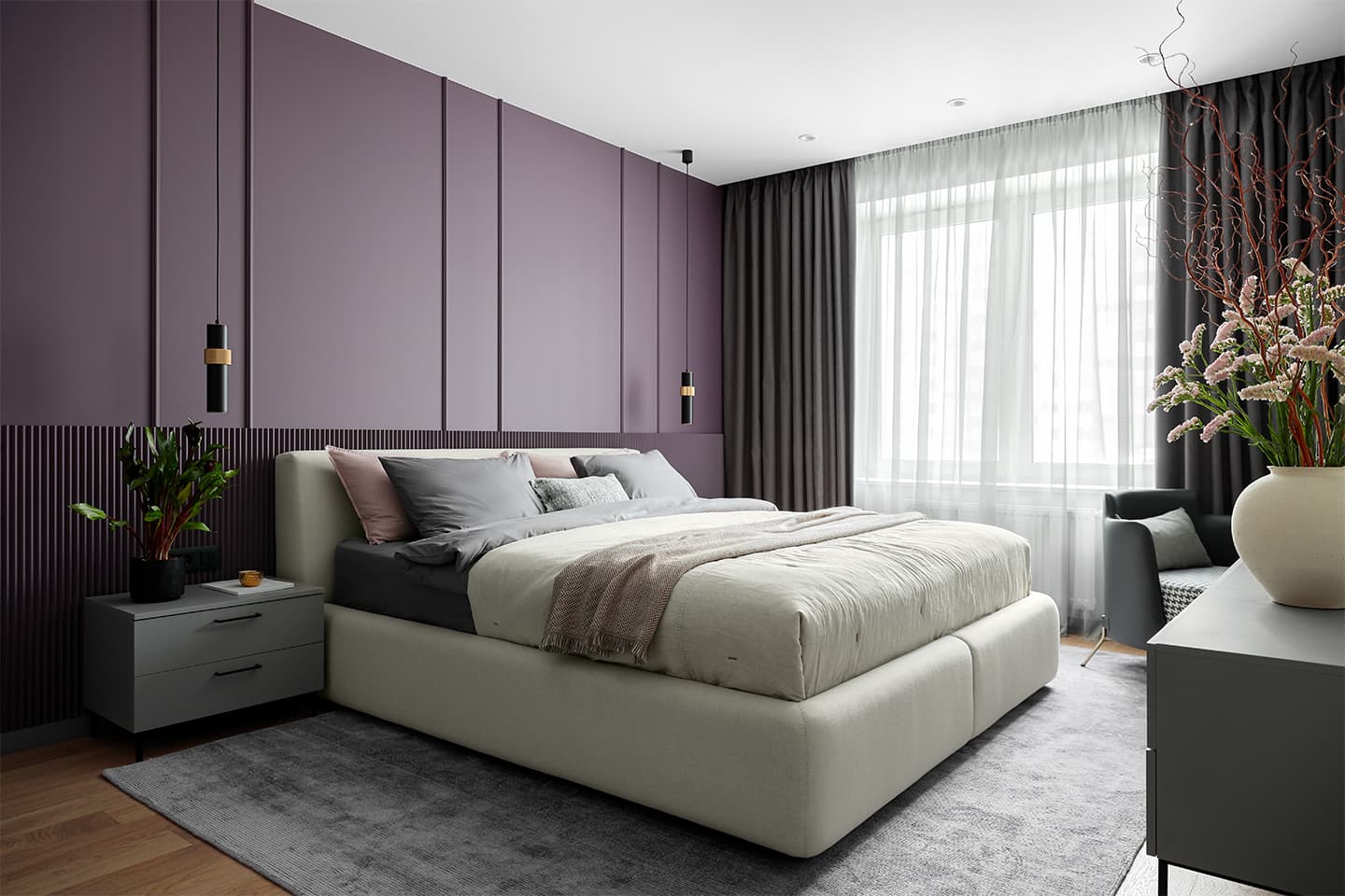 Смелые решения и цвета в интерьере семейной квартиры – проект Екатерины Третьяковой